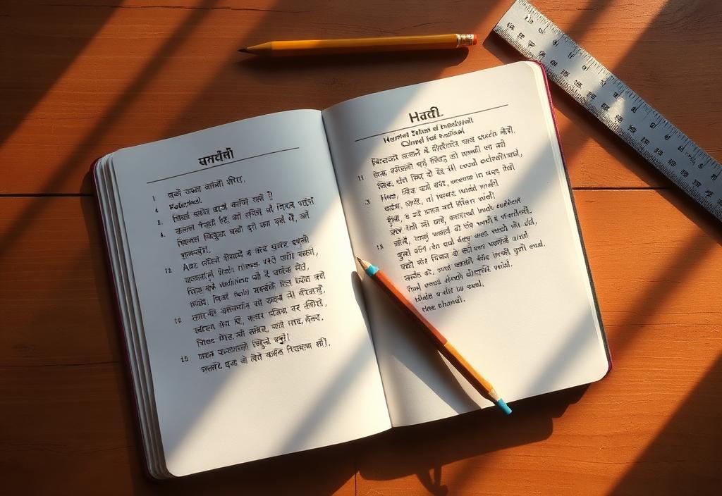 Self-study with notes